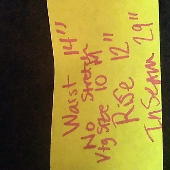 ⚜ Vintage Black High Mom Levi’s 512 Denim NOS Sz 7/8 fits Best - Picture 3 of 13